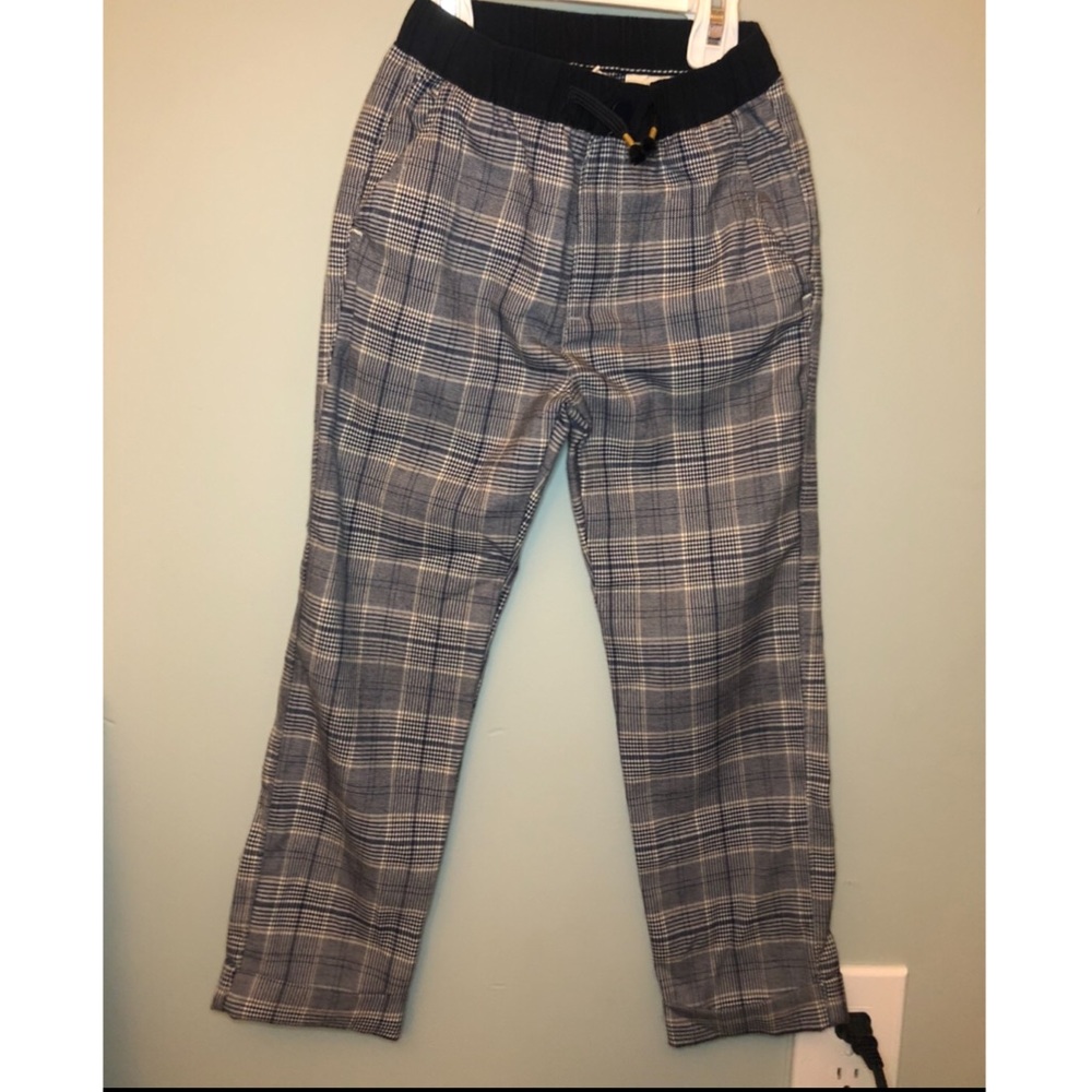 Zara plaid drawstring pant